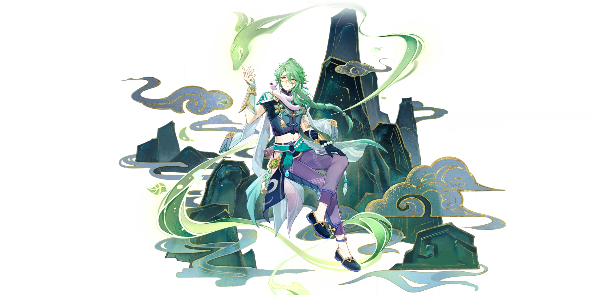 Baizhu character artwork