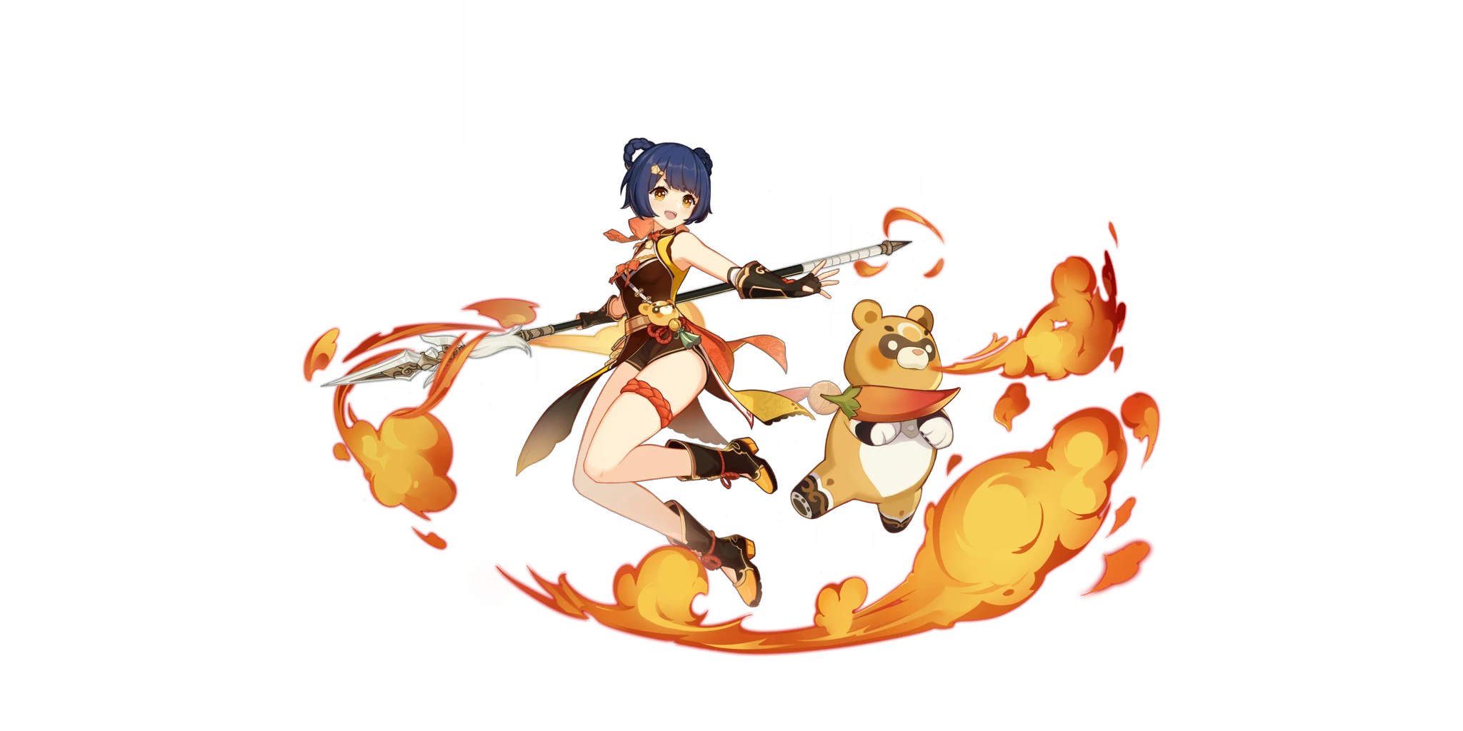 Xiangling character artwork